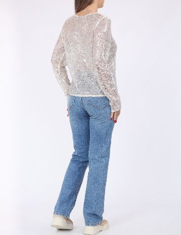 Bluza Pieces, crem