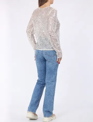 Bluza Pieces, crem