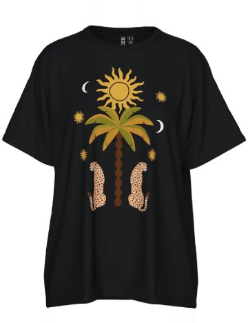 Tricou Pieces, negru