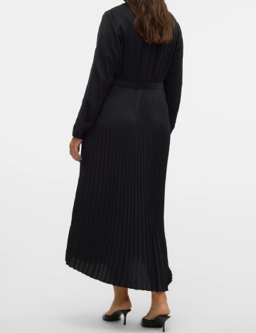 Rochie medie Vero Moda Curve, negru