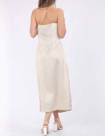 Rochie medie Vero Moda, crem
