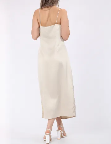 Rochie medie Vero Moda, crem