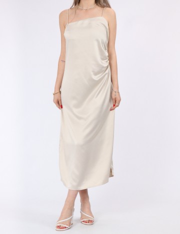Rochie medie Vero Moda, crem
