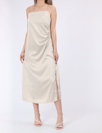 Rochie medie Vero Moda, crem