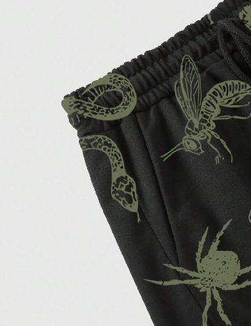 Pantaloni scurti Romwe, negru