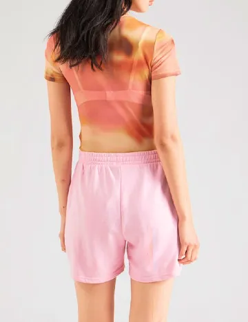 Pantaloni scurti Pieces, roz