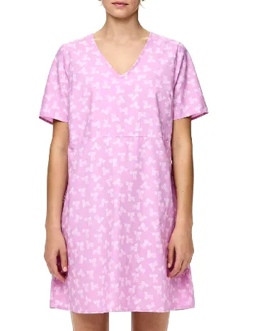 Rochie scurta Pieces, roz