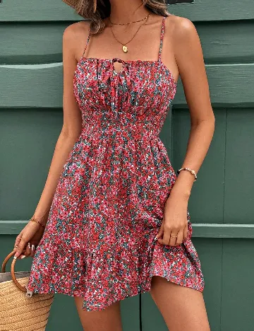 Rochie scurta SHEIN, rosu