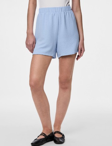 Pantaloni scurti Pieces, bleu