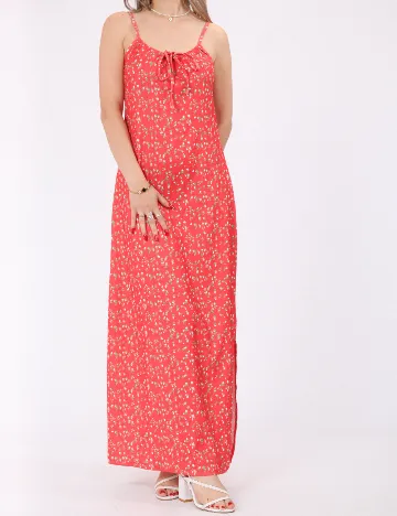 Rochie lunga Pieces, portocaliu