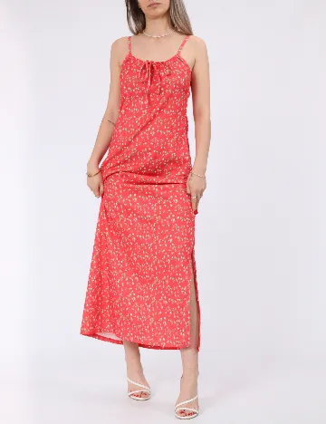 Rochie lunga Pieces, portocaliu