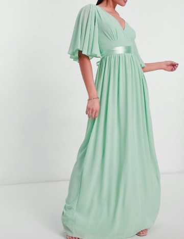 Rochie lunga TFNC London, turcoaz