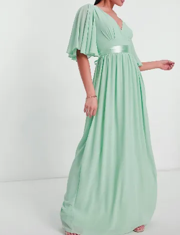 Rochie lunga TFNC London, turcoaz