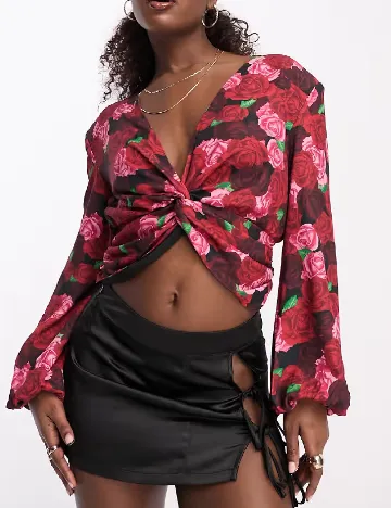 Top Urban Revivo, negru