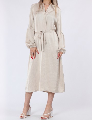 Rochie medie Vero Moda, bej