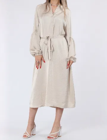 Rochie medie Vero Moda, bej
