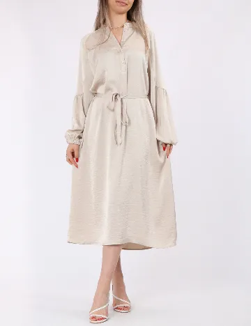 Rochie medie Vero Moda, bej