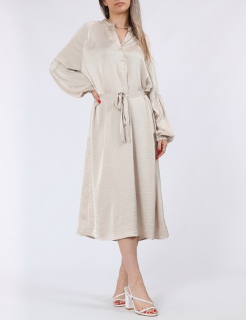 Rochie medie Vero Moda, bej