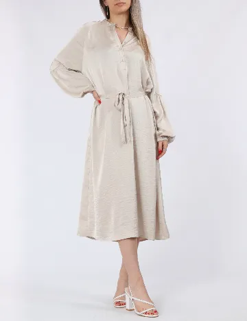 Rochie medie Vero Moda, bej