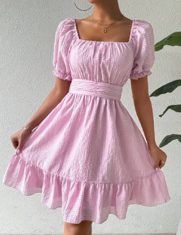 Rochie scurta SHEIN, roz