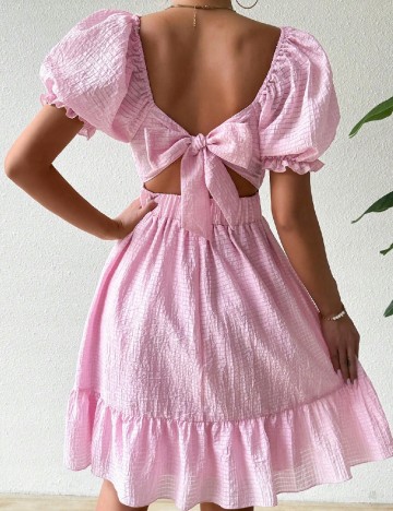 Rochie scurta SHEIN, roz