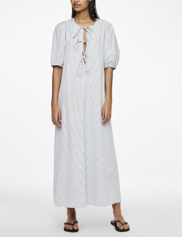 Rochie lunga Pieces, gri