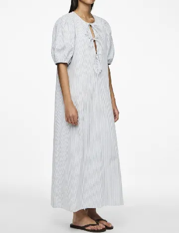 Rochie lunga Pieces, gri