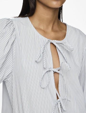 Rochie lunga Pieces, gri