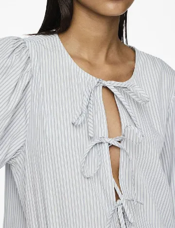Rochie lunga Pieces, gri