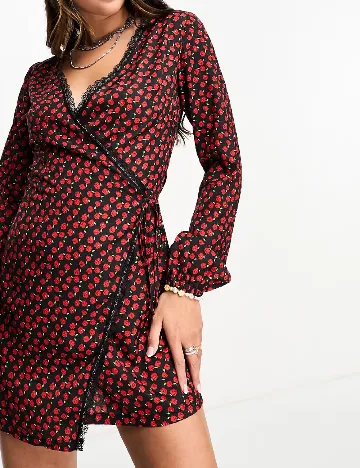 Rochie scurta DAISY STREET, floral print