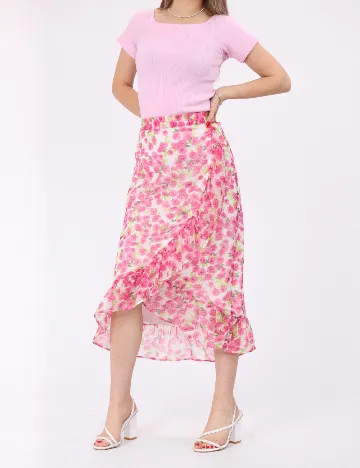 Fusta Vero Moda, roz