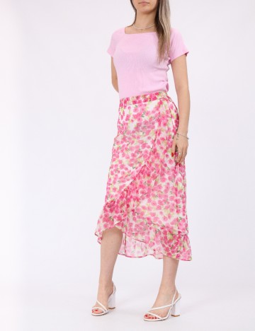 Fusta Vero Moda, roz