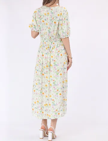 Rochie medie Pieces, floral print