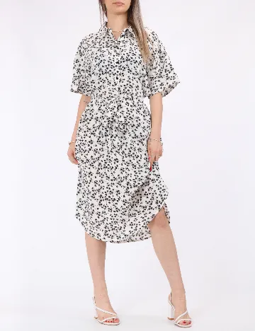 Rochie medie Vero Moda, alb