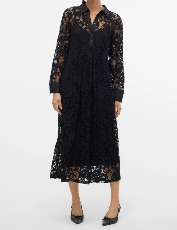 Rochie lunga Vero Moda, negru