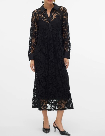 Rochie lunga Vero Moda, negru