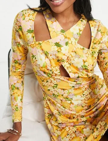 Rochie scurta the frolic, galben