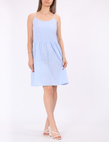 Rochie scurta Pieces, albastru