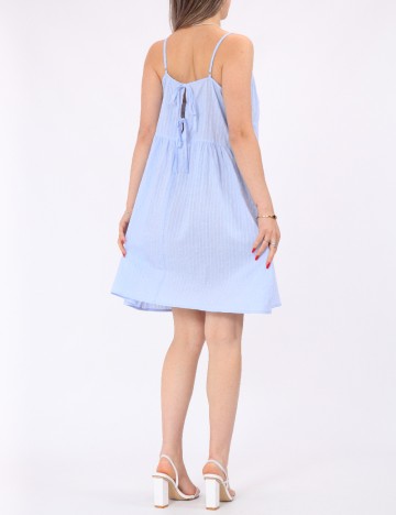 Rochie scurta Pieces, albastru