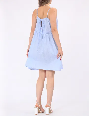 Rochie scurta Pieces, albastru