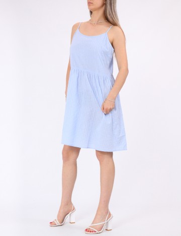 Rochie scurta Pieces, albastru