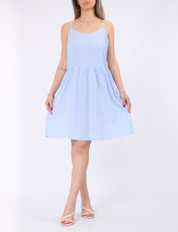 Rochie scurta Pieces, albastru