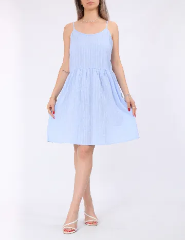 Rochie scurta Pieces, albastru