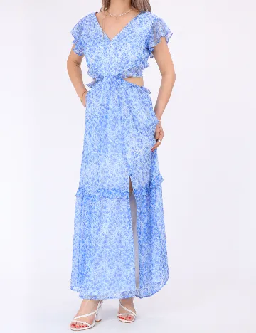 Rochie lunga Vero Moda, albastru