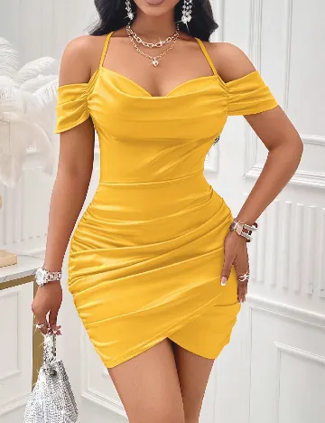 Rochie scurta SHEIN, galbenb