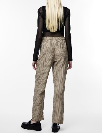 Pantaloni Pieces, maro