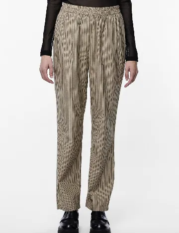 Pantaloni Pieces, maro