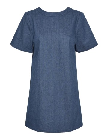 Rochie scurta Pieces, albastru