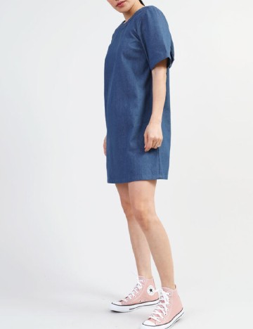 Rochie scurta Pieces, albastru