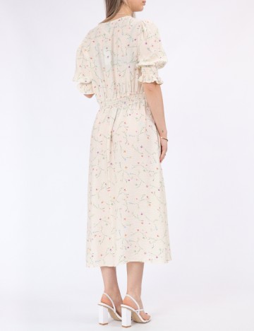 Rochie medie Vero Moda, crem